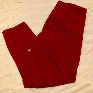 Size 10 lululemon Time To Sweat Crop 23"